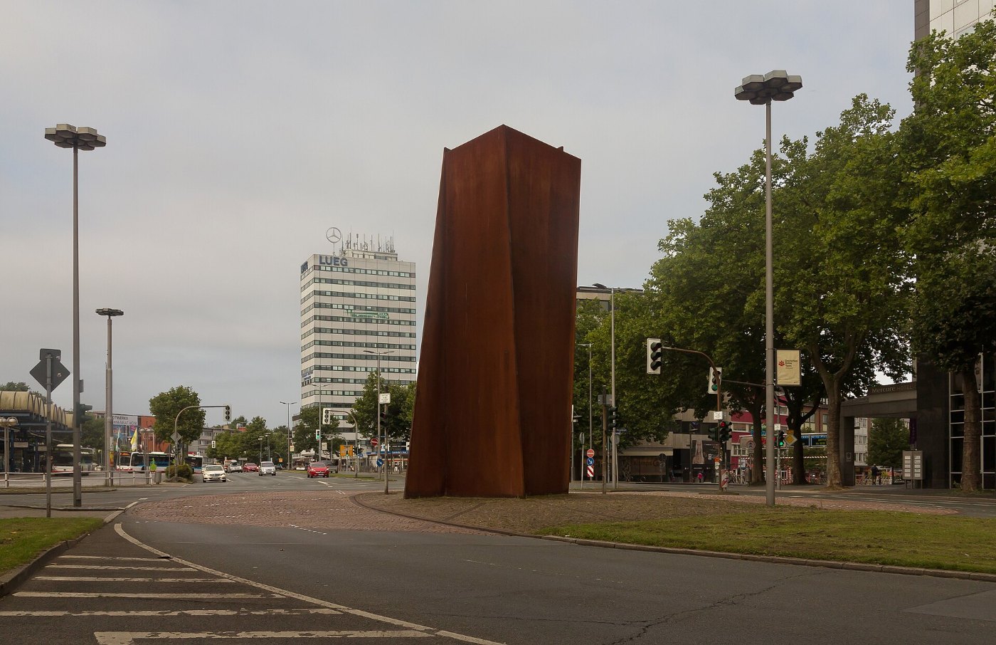 Skulptur am Bochumer Hauptbahnhof