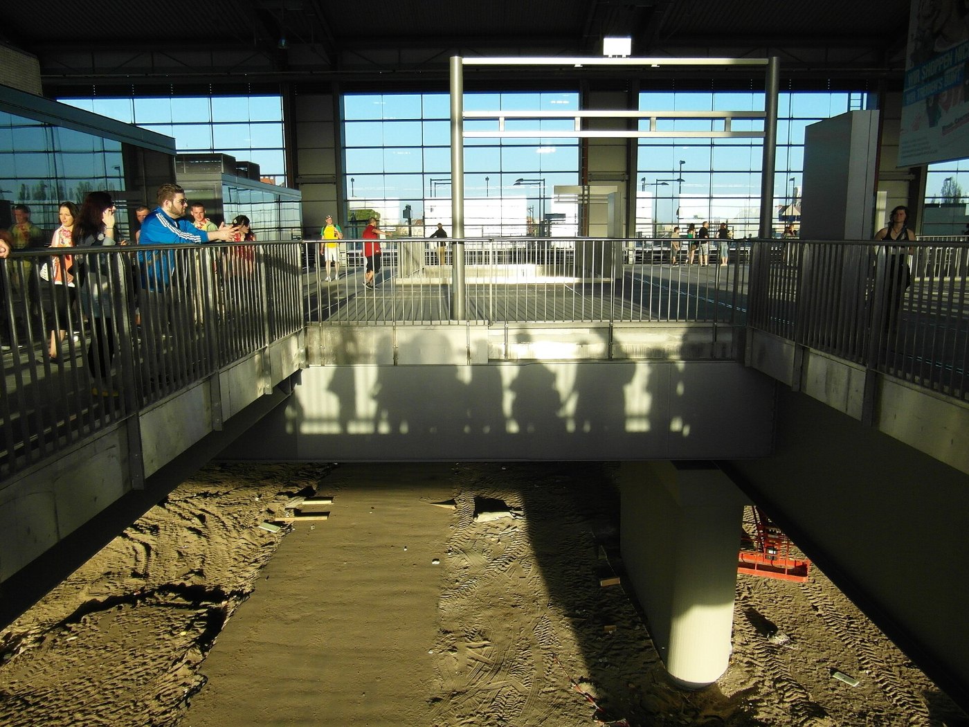Berlin S Bahnhof Ostkreuz Neue Ringbahnhalle Stand 04 2012 ()