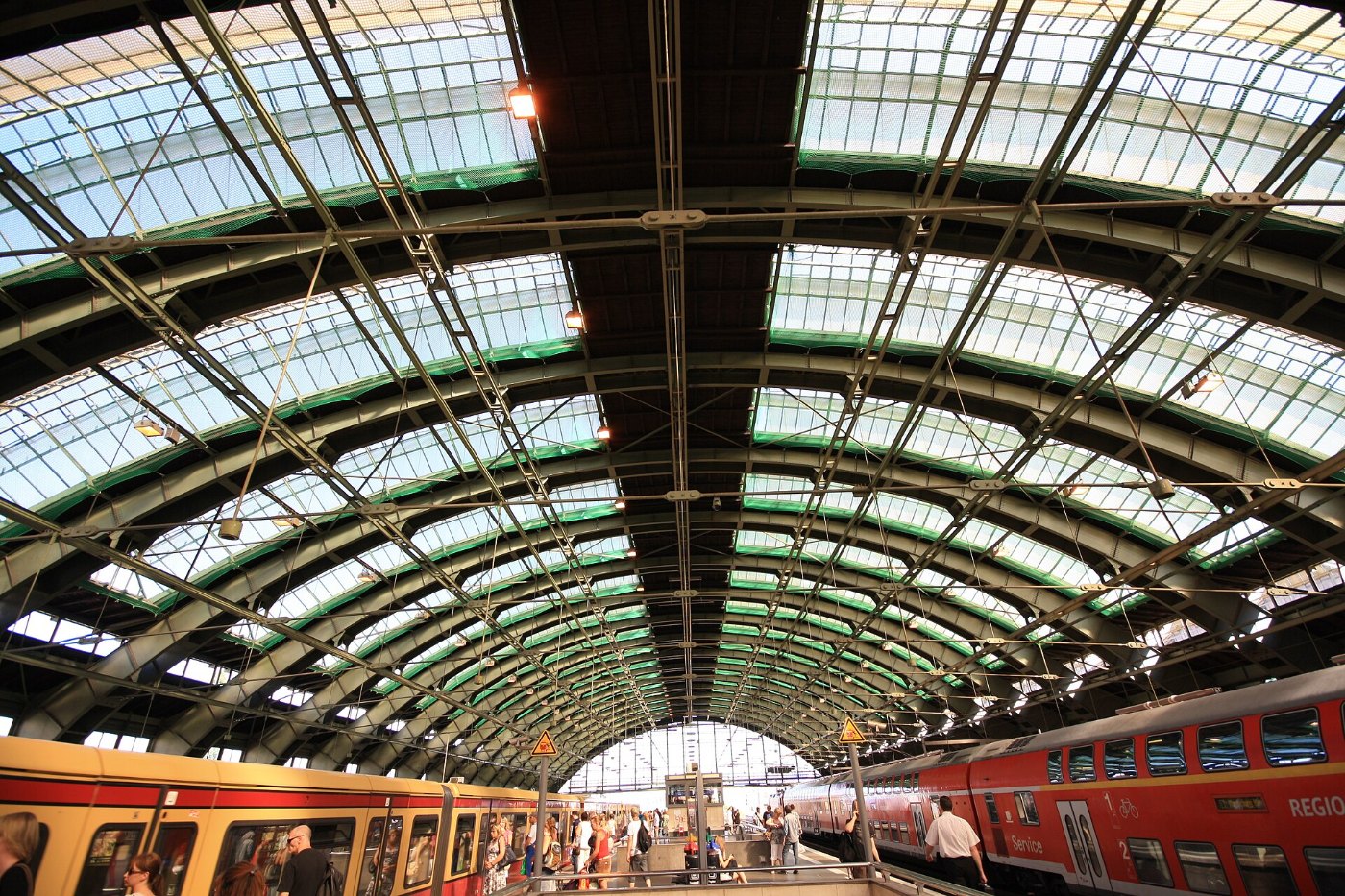 Berlin Ostbahnhof Arched Roof