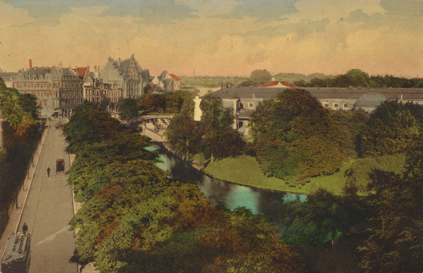 Braunschweig, Niedersachsen Panorama am Bahnhof (Zeno Ansichtskarten)