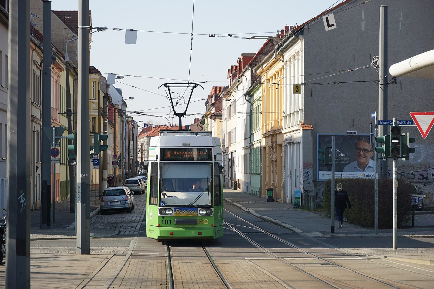 Tram MGT6D Brandenburg Hauptbahnhof