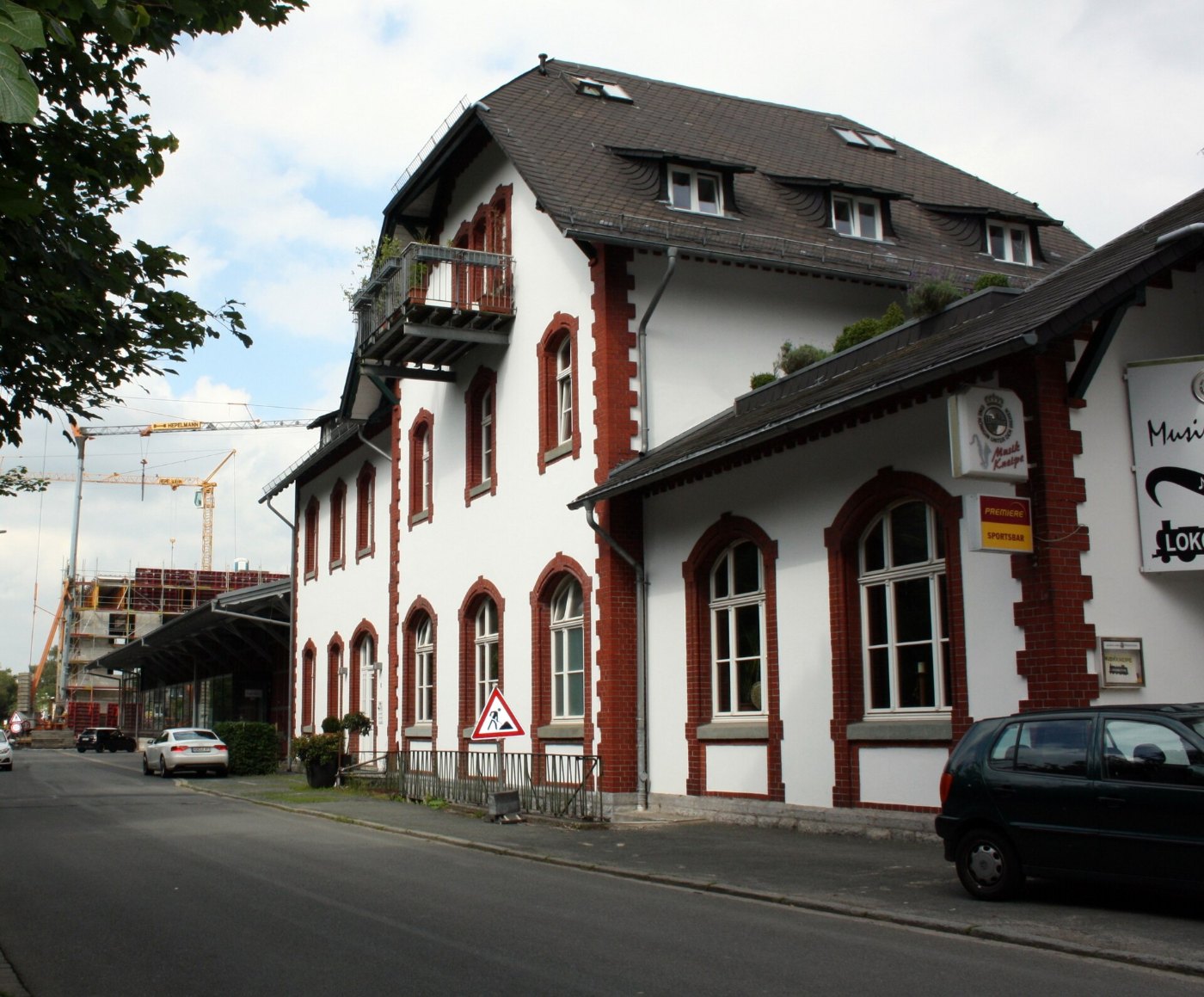 Brilon Denkmalgeschütztes Gebäude am Bahnhof
