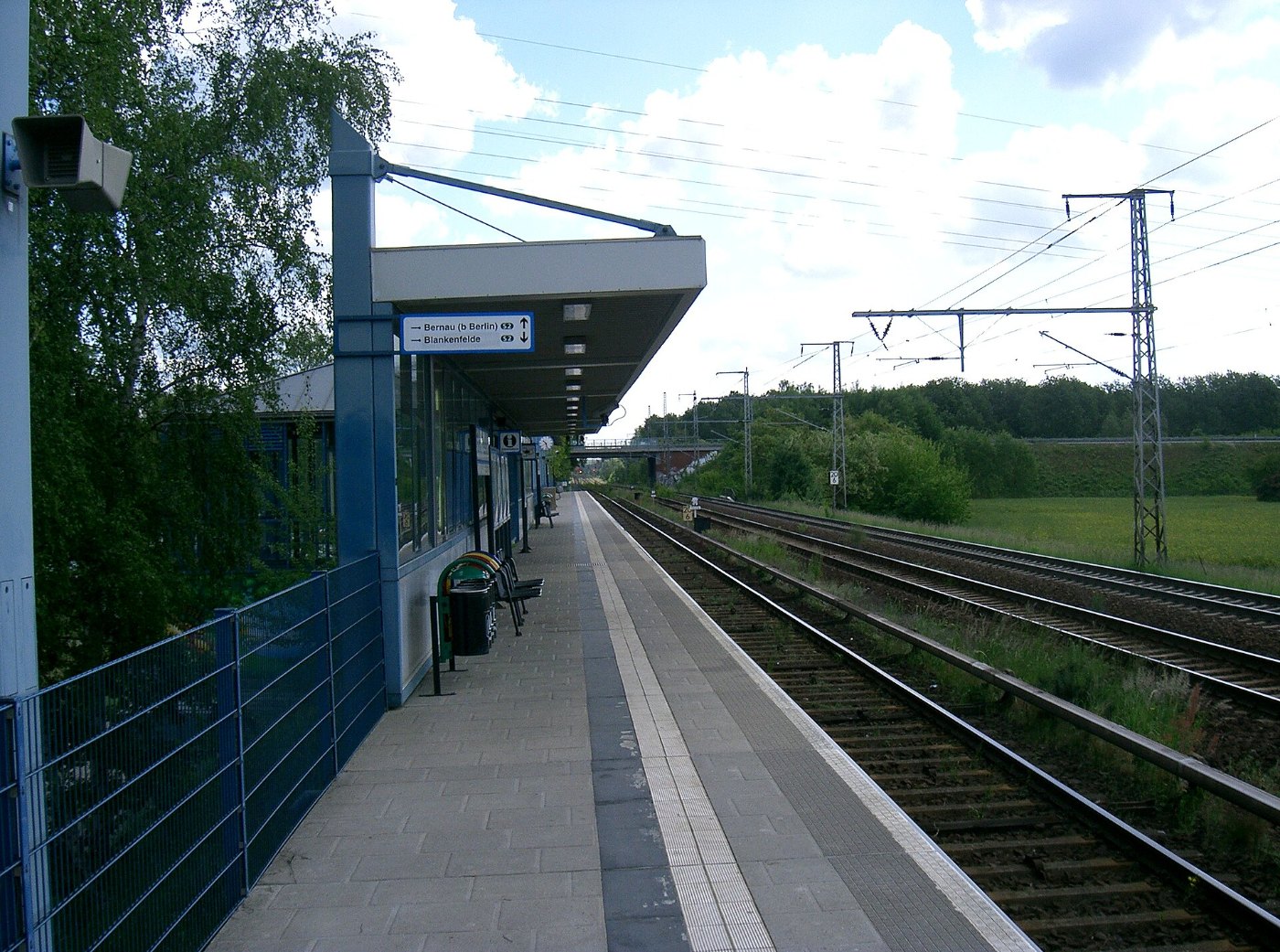 Bernau bei Berlin Bahnhof Friedenstal Platform