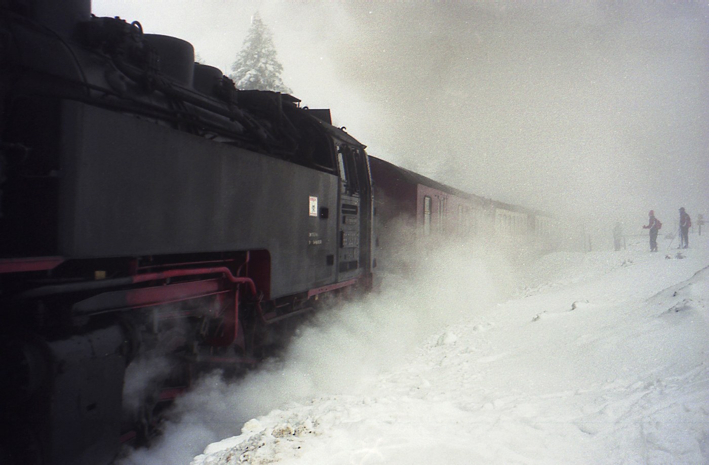 Die Brockenbahn am Hirtenstieg