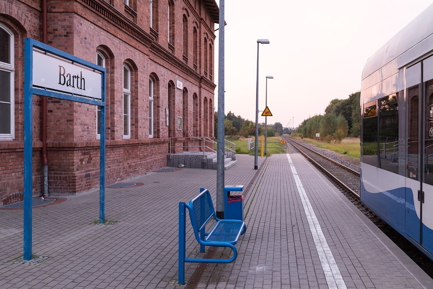 Bahnhof Barth im Sept. 2017