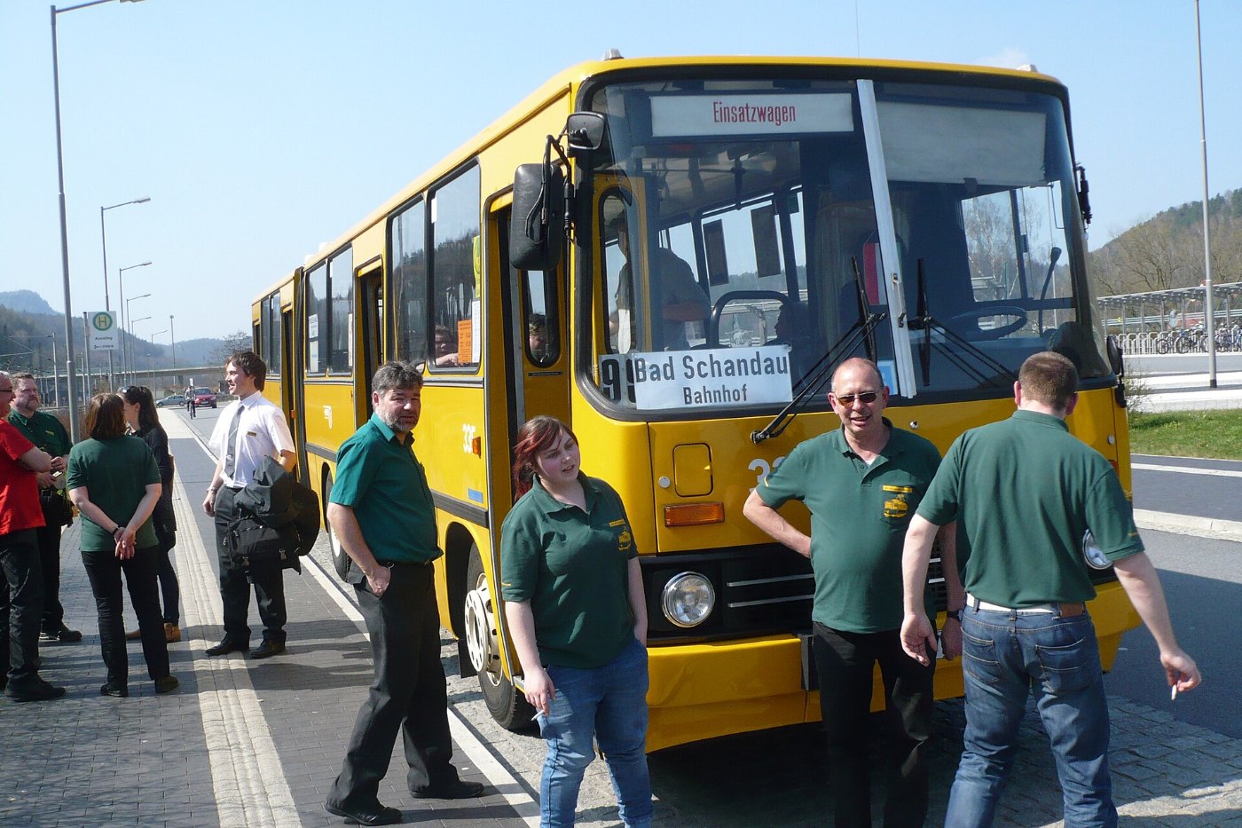 2015 04 10 Bad Schandau Bahnhof Ikarus bus 11