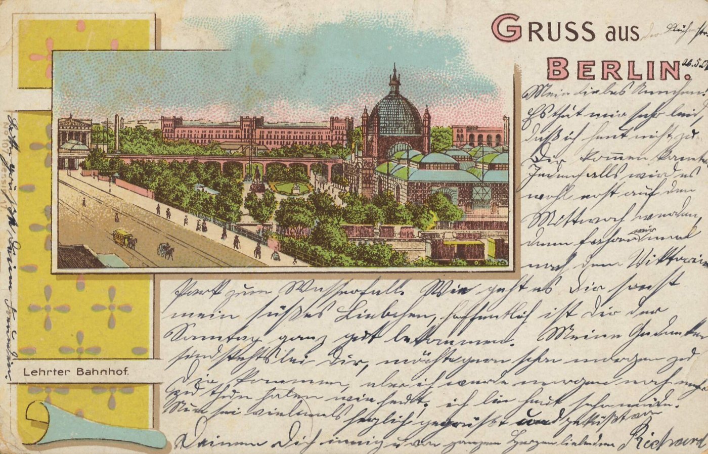 Berlin, Tiergarten, Berlin Lehrter Bahnhof (Zeno Ansichtskarten)