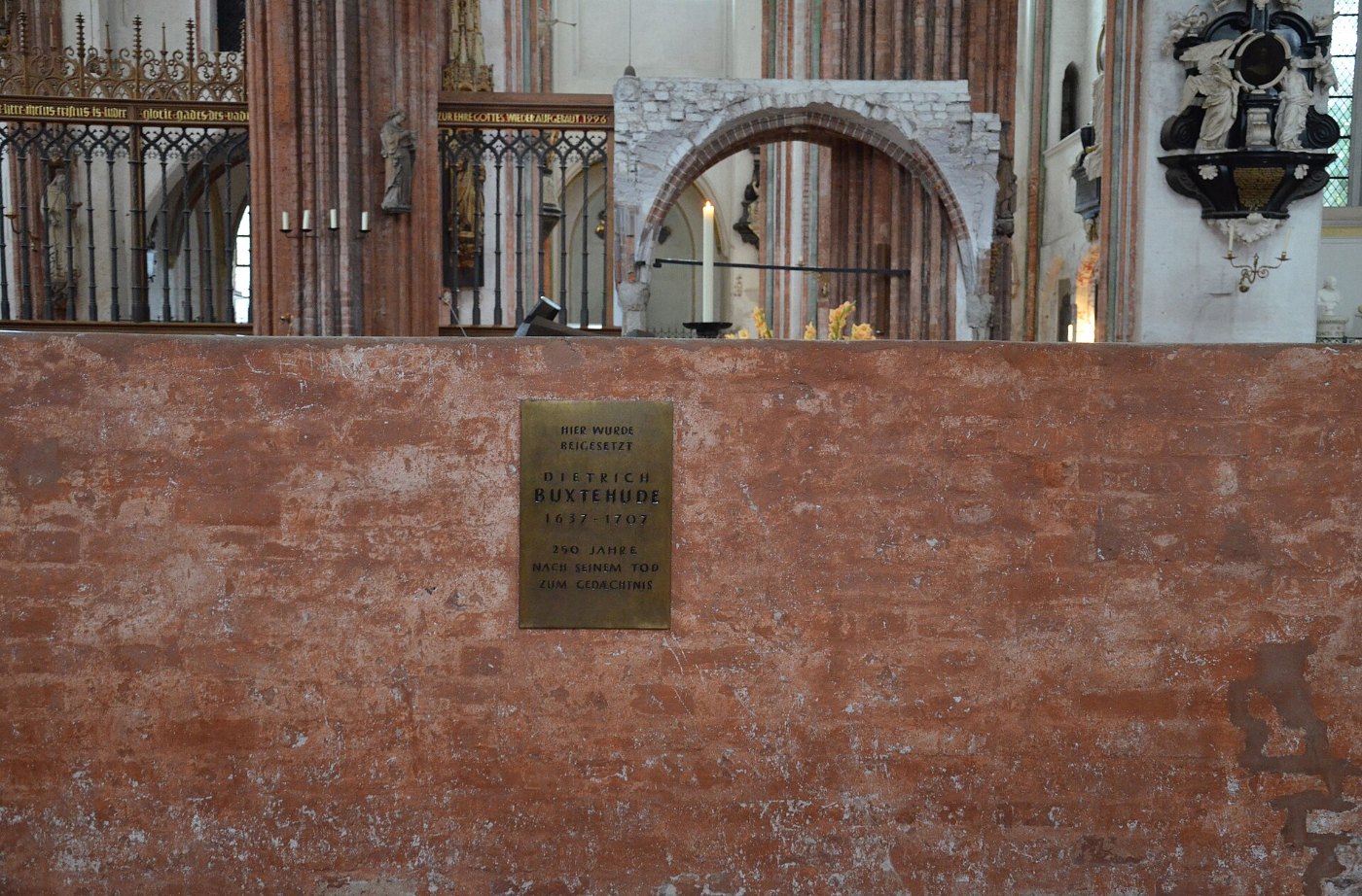 Grabtafel Dieterich Buxtehude St. Marien Lübeck