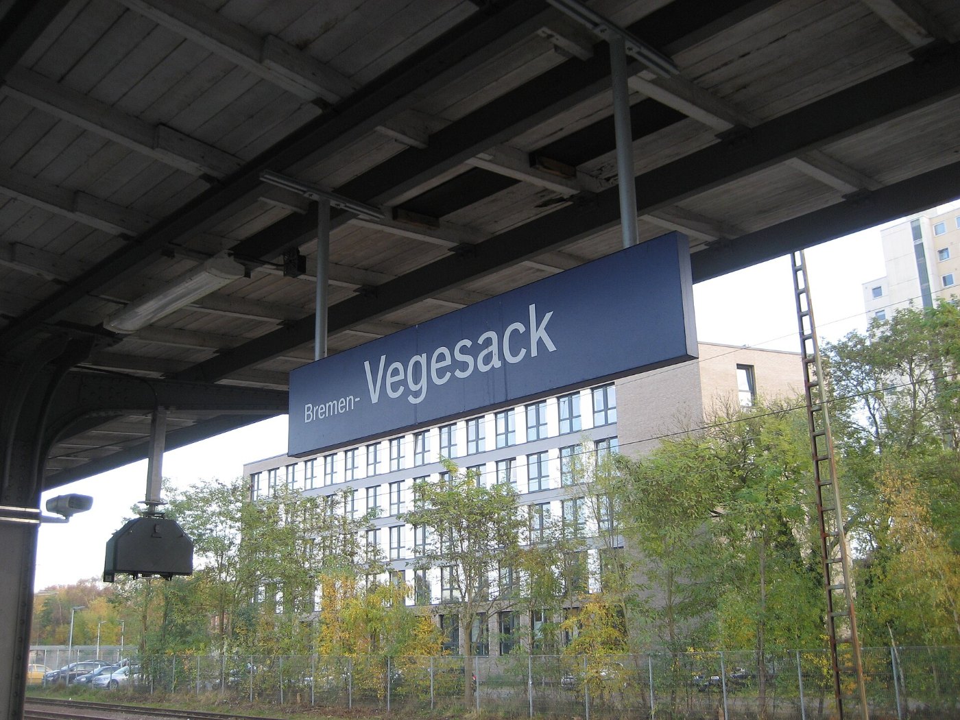 Bremen Vegesack • Bahnhofsschild