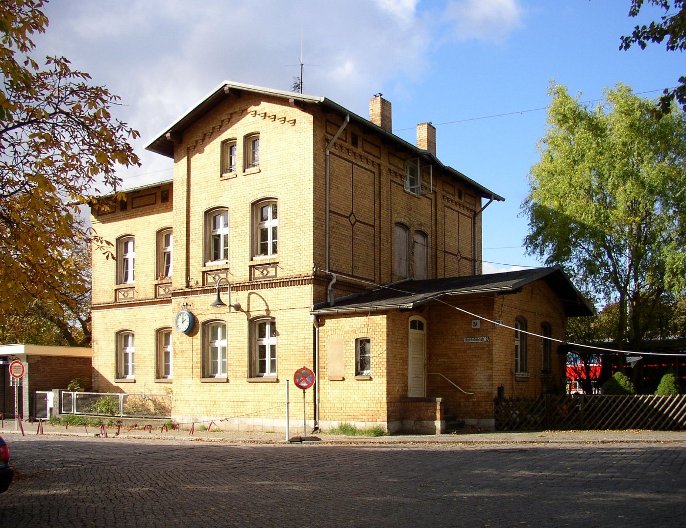 Bahnhof Wannsee rueckwaertiger Eingang