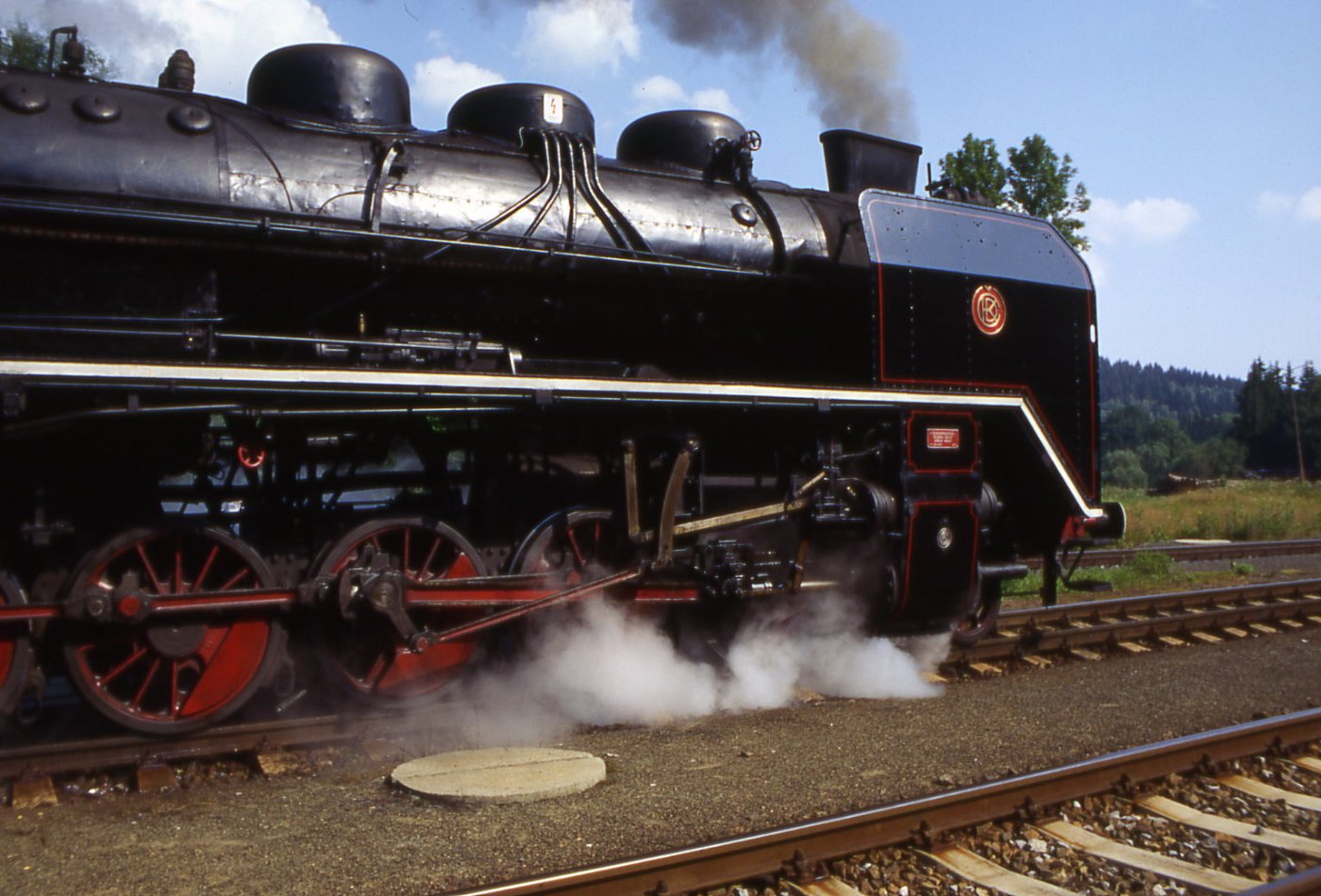 Bahnhof Bayerisch Eisenstein Vapeur 1995