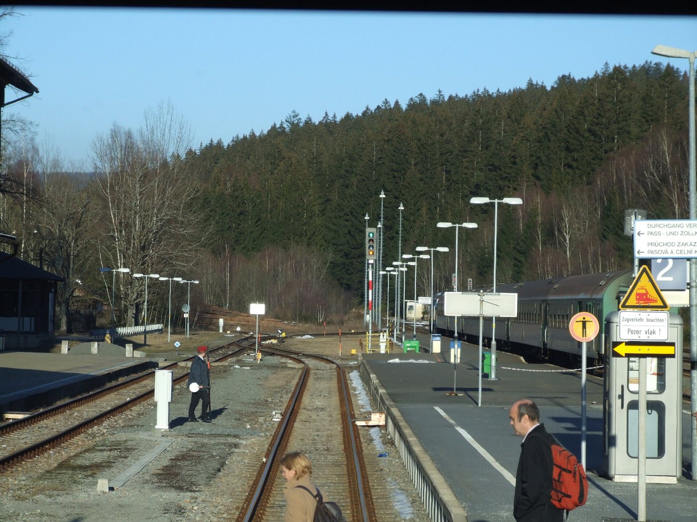 Bayerisch Eisenstein Bahnhof Železná Ruda 2007 b