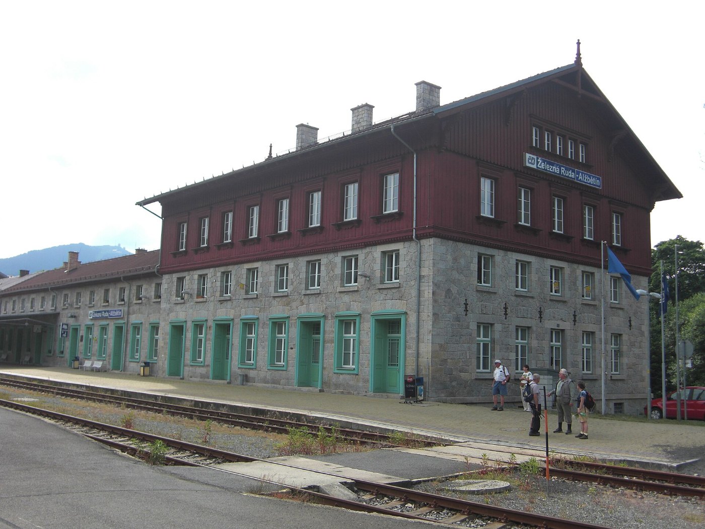 Bayerisch Eisenstein Bahnhof Železná Ruda 2008 e