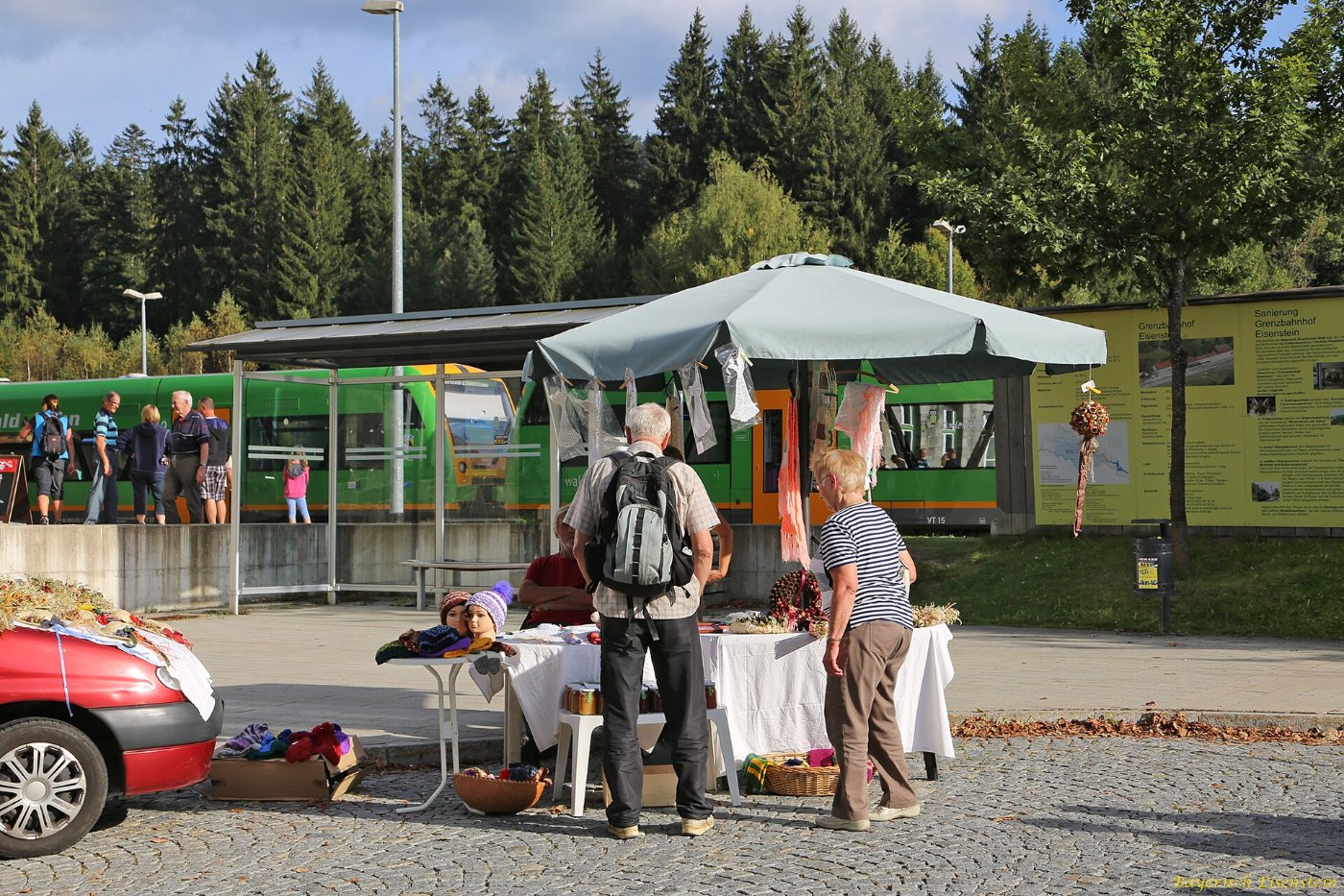 2 Am Bahnhof in Bayerisch Eisenstein