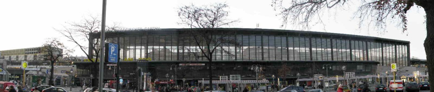 Bahnhof Berlin Zoologischer Garten Seitenansicht