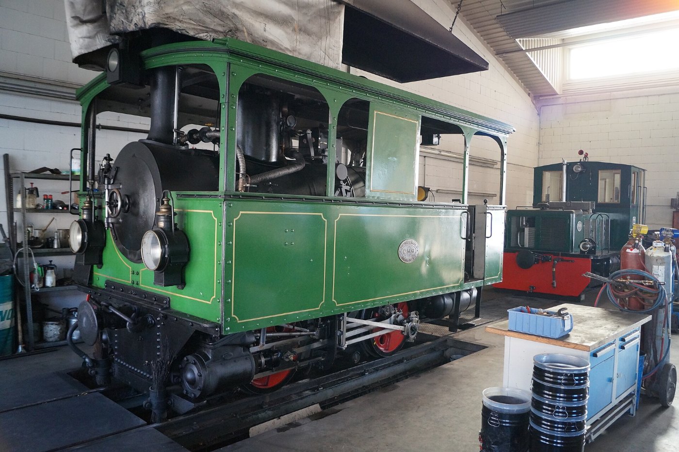 Dampflokomotive der Chiemsee Bahn 03