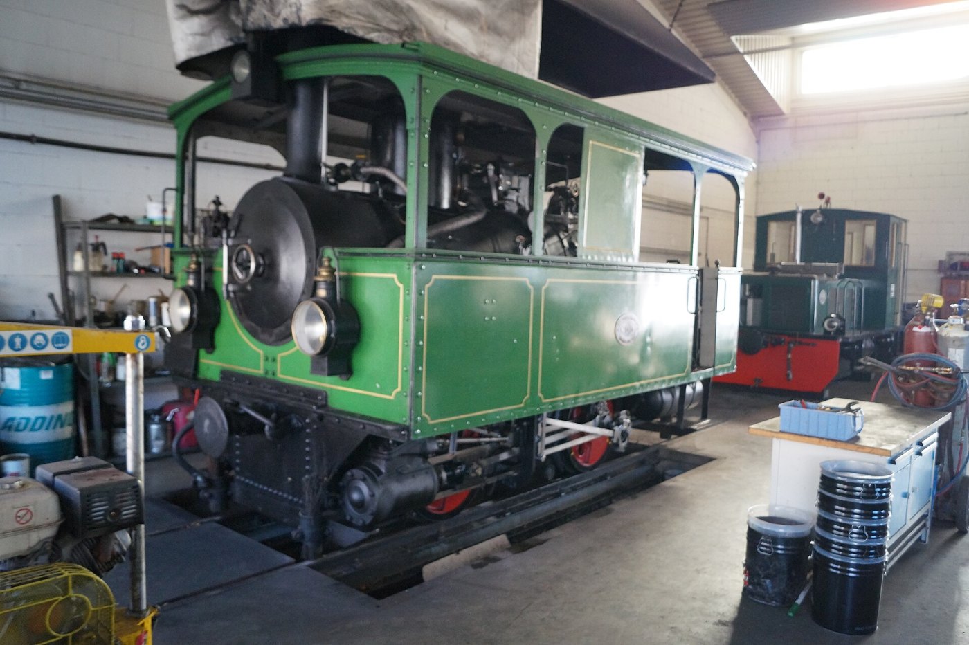 Dampflokomotive der Chiemsee Bahn 02