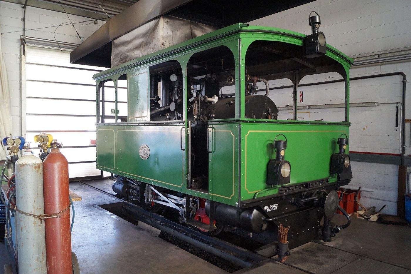Dampflokomotive der Chiemsee Bahn 09