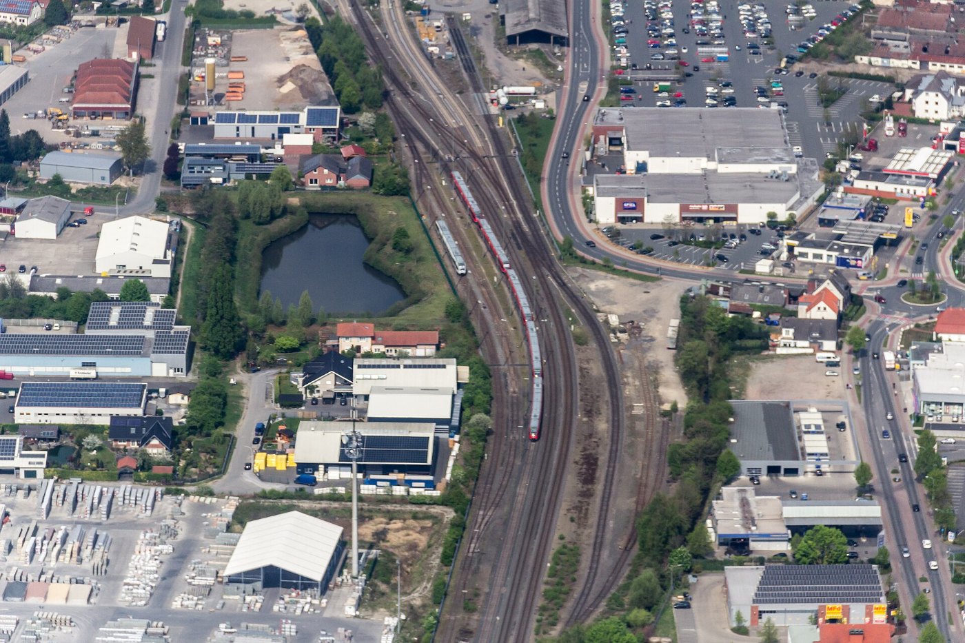 Coesfeld, Bahnhof 2014 7695