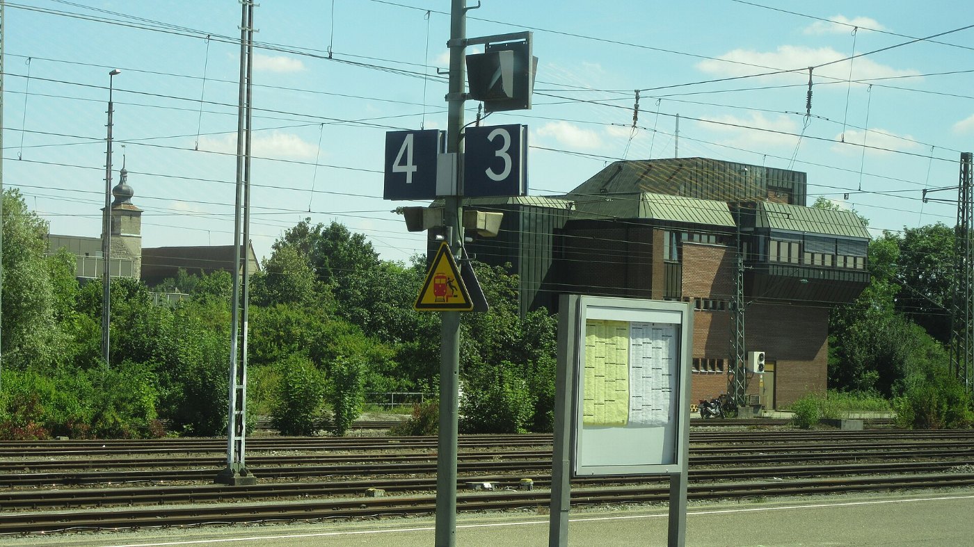 Stellwerk Crailsheim (17. Aug. 2016)
