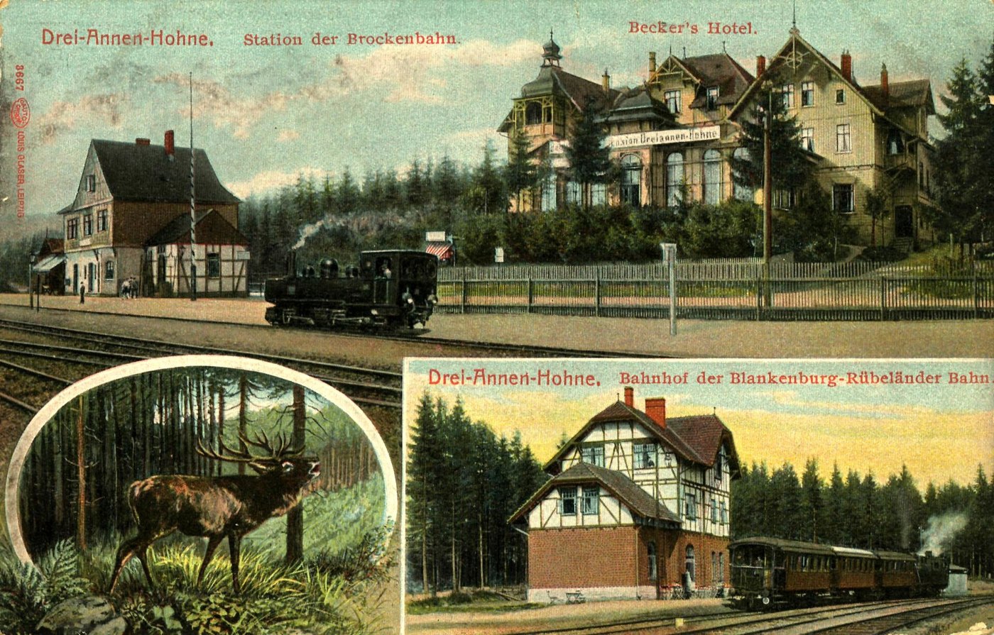 Brockenbahn Drei Annen Hohne um 1900 (01)