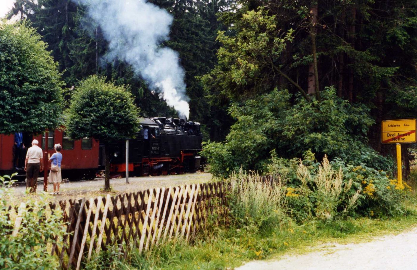 Drei Annen Hohne, Harz Mountains, DDR , August 1988
