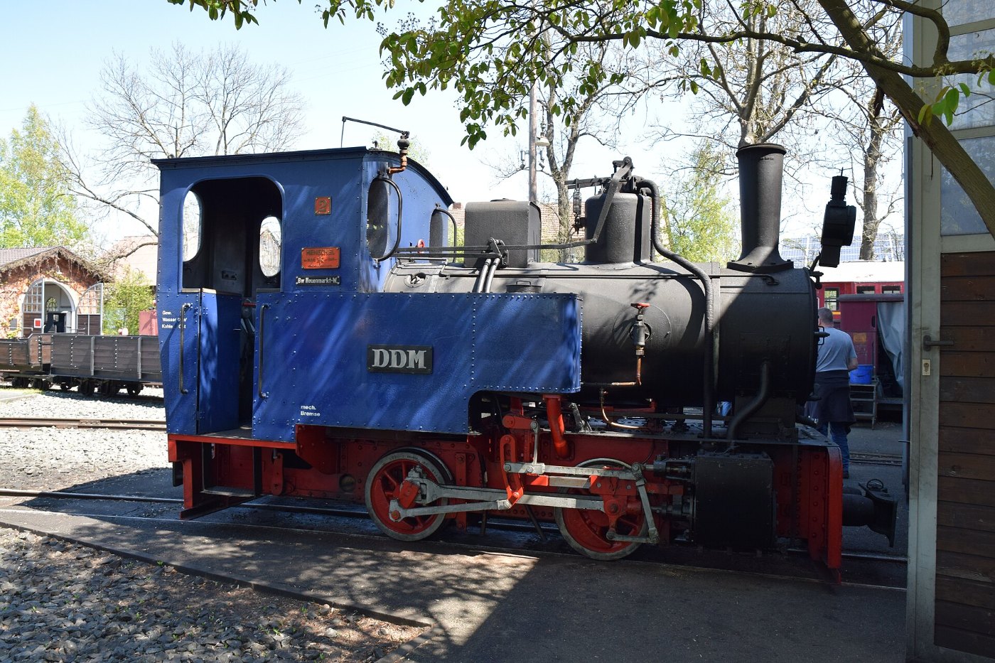 Henschel steam locomotive 28039 at the Deutsches Dampflokomotiv Museum M
