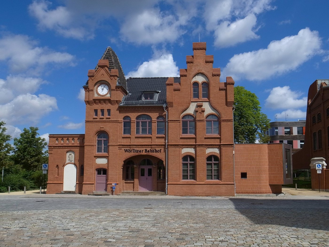 Dessau Roßlau,Empfangsgebäude,Dessau Wörlitzer Eisenbahn