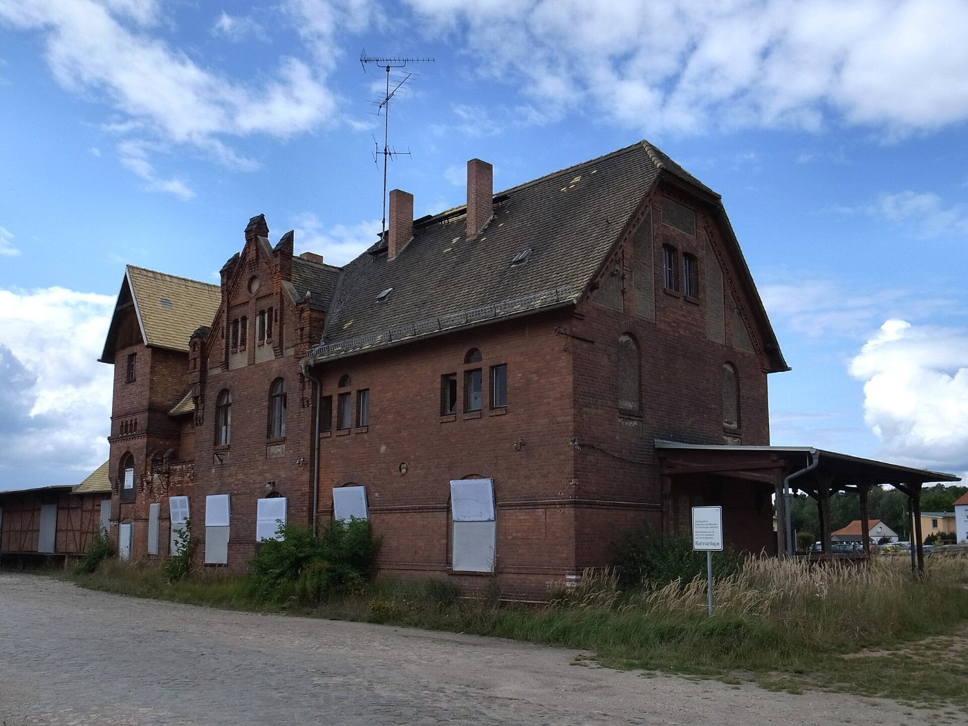 Oranienbaum,Bahnhof,Dessau Wörlitzer Eisenbahn
