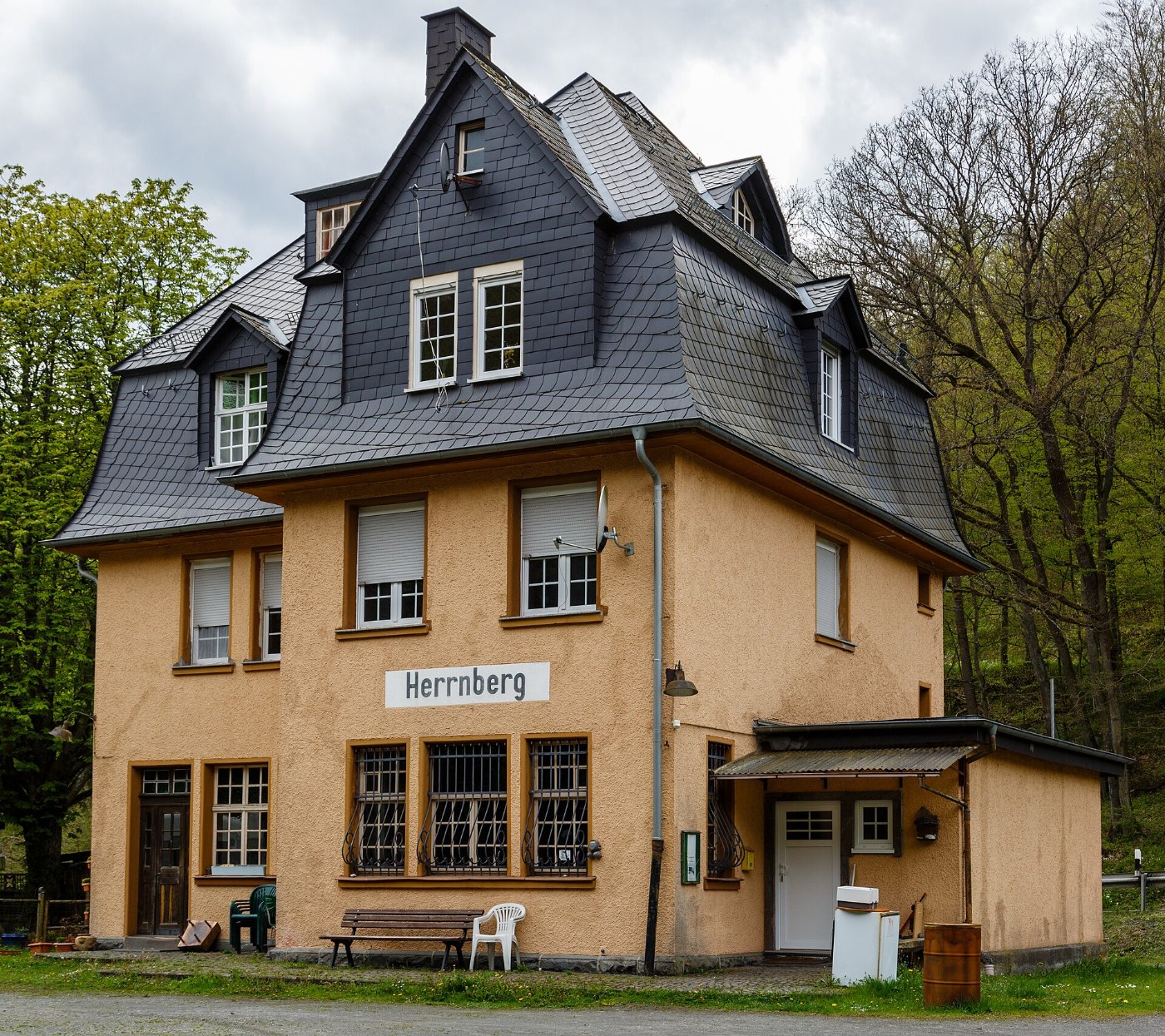 Nanzenbach (Dillenburg) Bahnhof Herrnberg (2017)