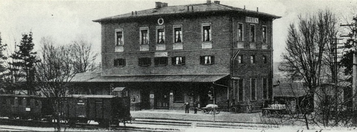 Dorfen Bahnhof vor 1910