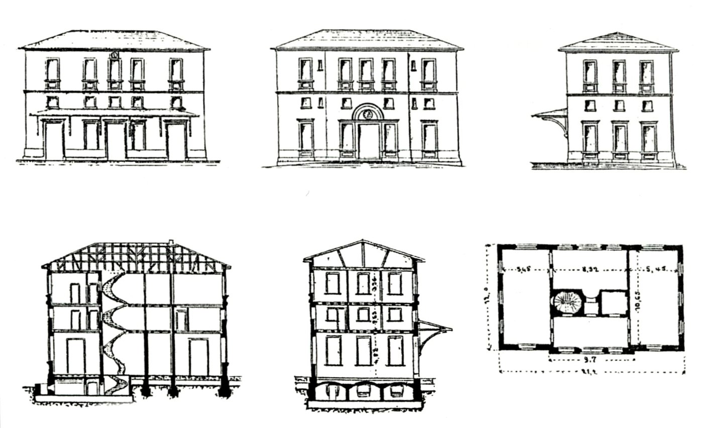 Bahnhof Dorfen Bauplan Empfangsgebäude
