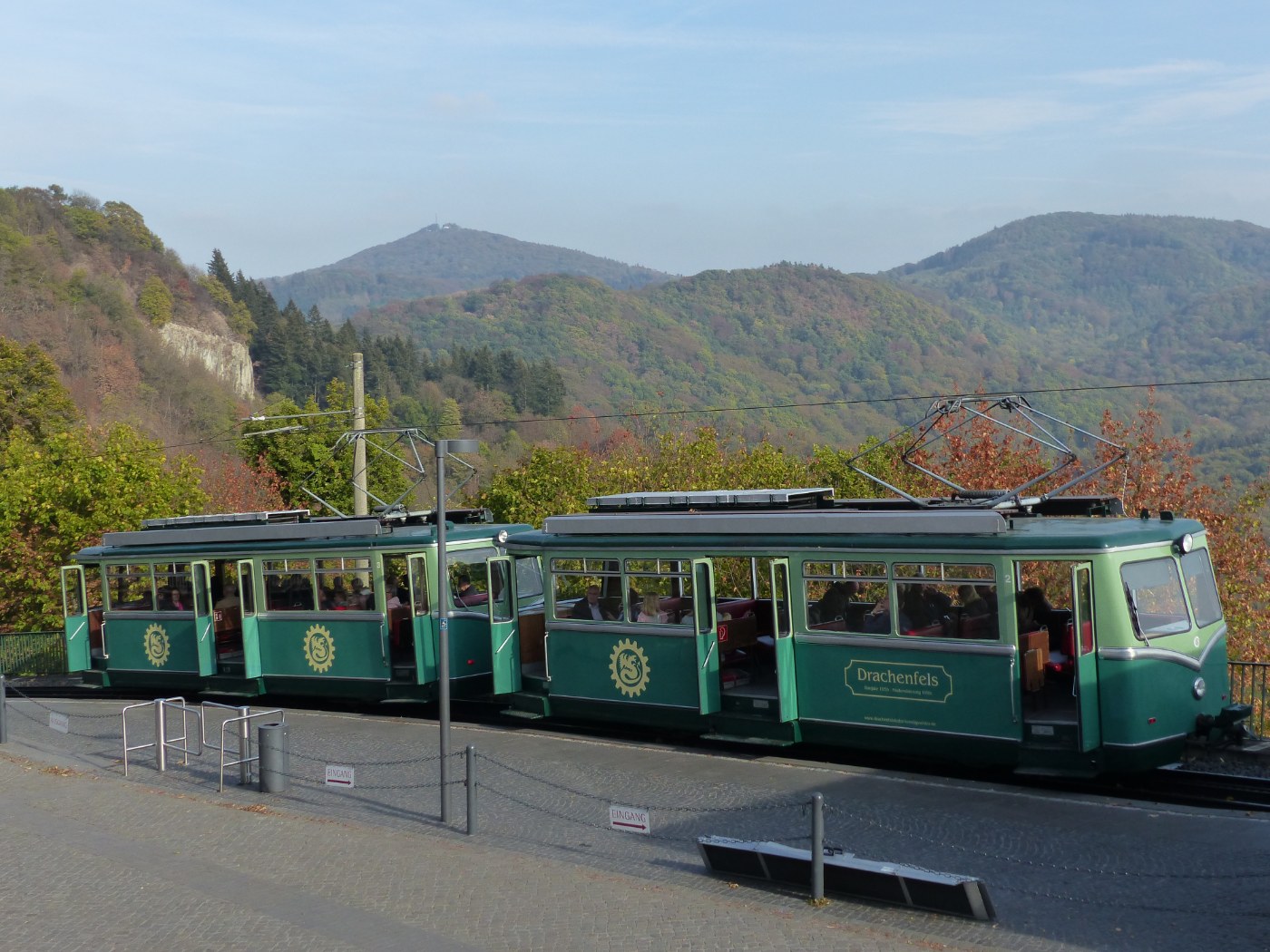 Bergstation der Drachenfelsbahn