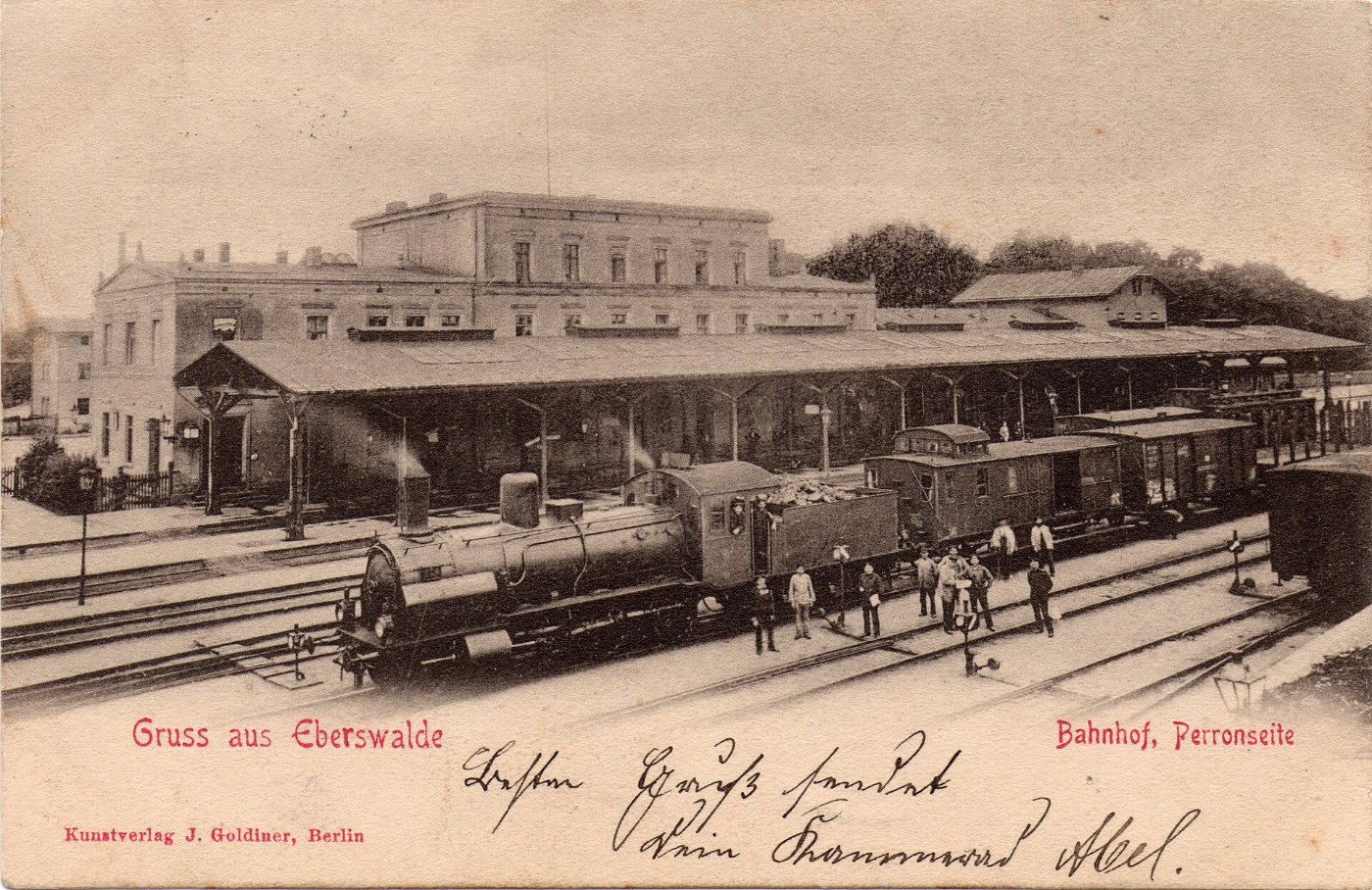 Eberswalde Bahnhof 1905