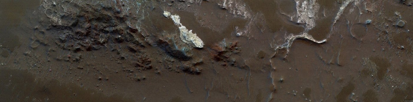 Mars Possible Delta Lake Transition in Eberswalde Crater