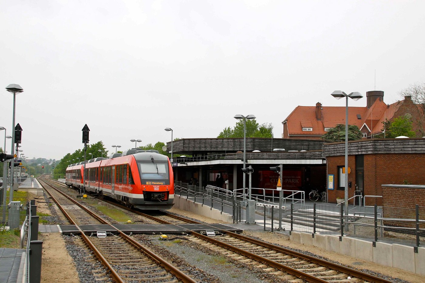 Bahnhof Eckernförde nach Umbau Nord