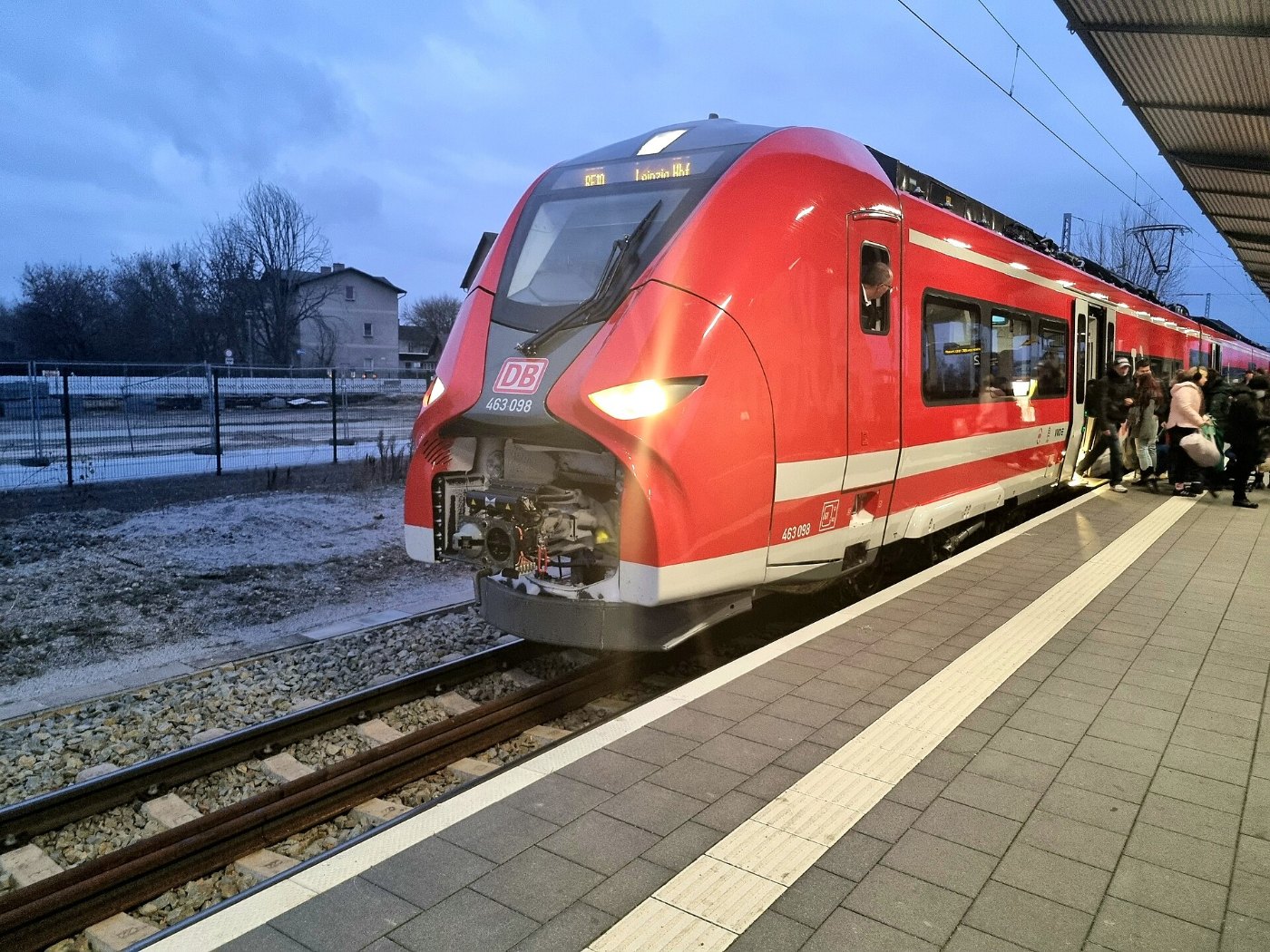 Mireo vom Netz Lausitz im Bahnhof Eisenhüttenstadt