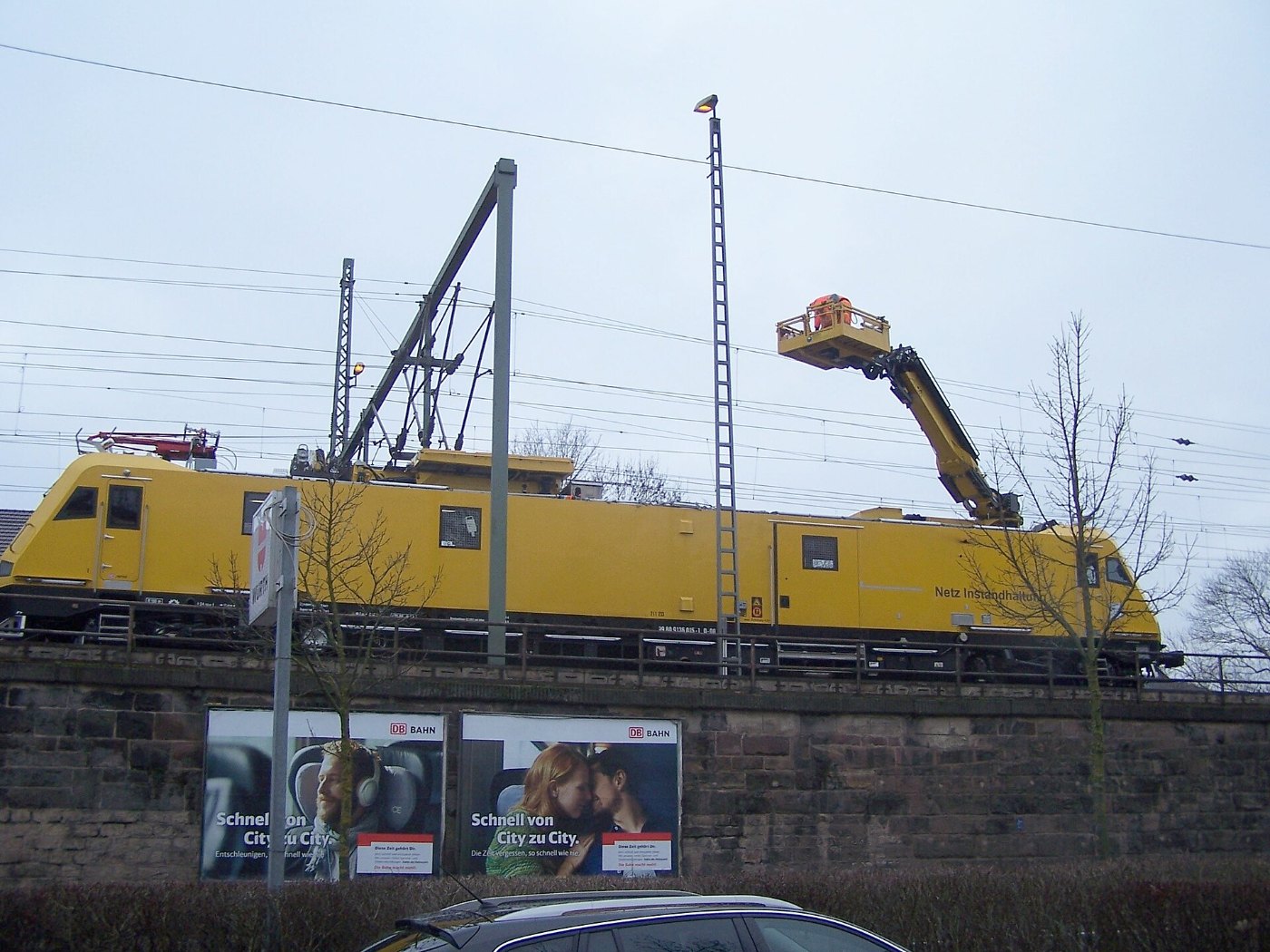 Bahnhof Eisenach Gleisbauarbeiten (1)