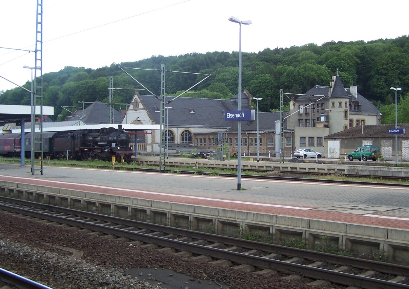 Dampflok in Eisenach (2008)