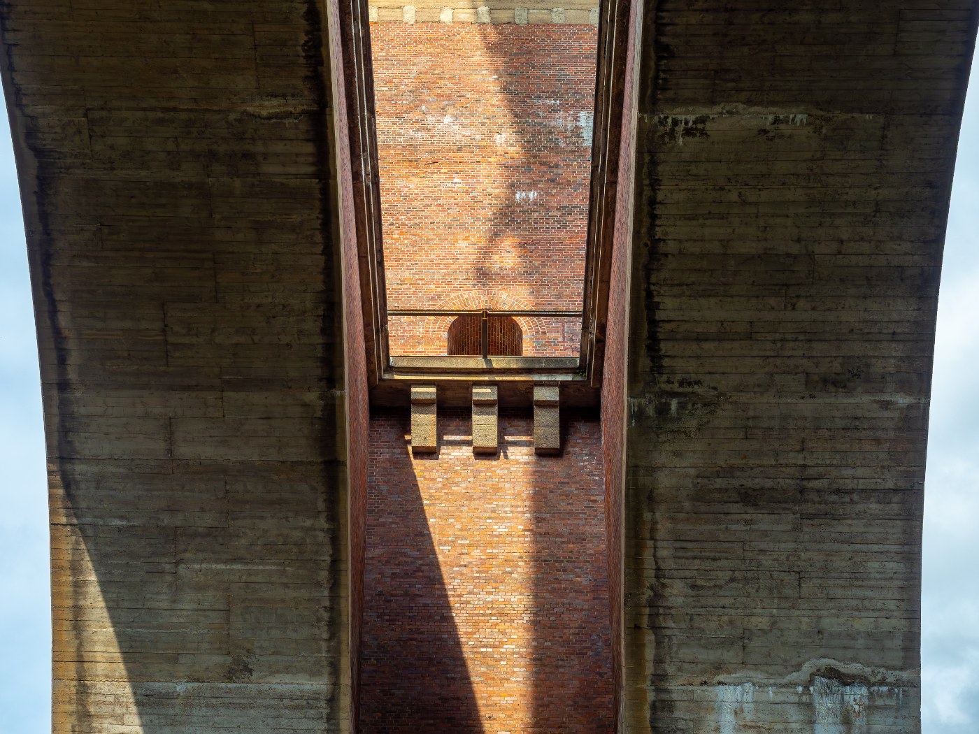 Die Bögen der Elstertalbrücke