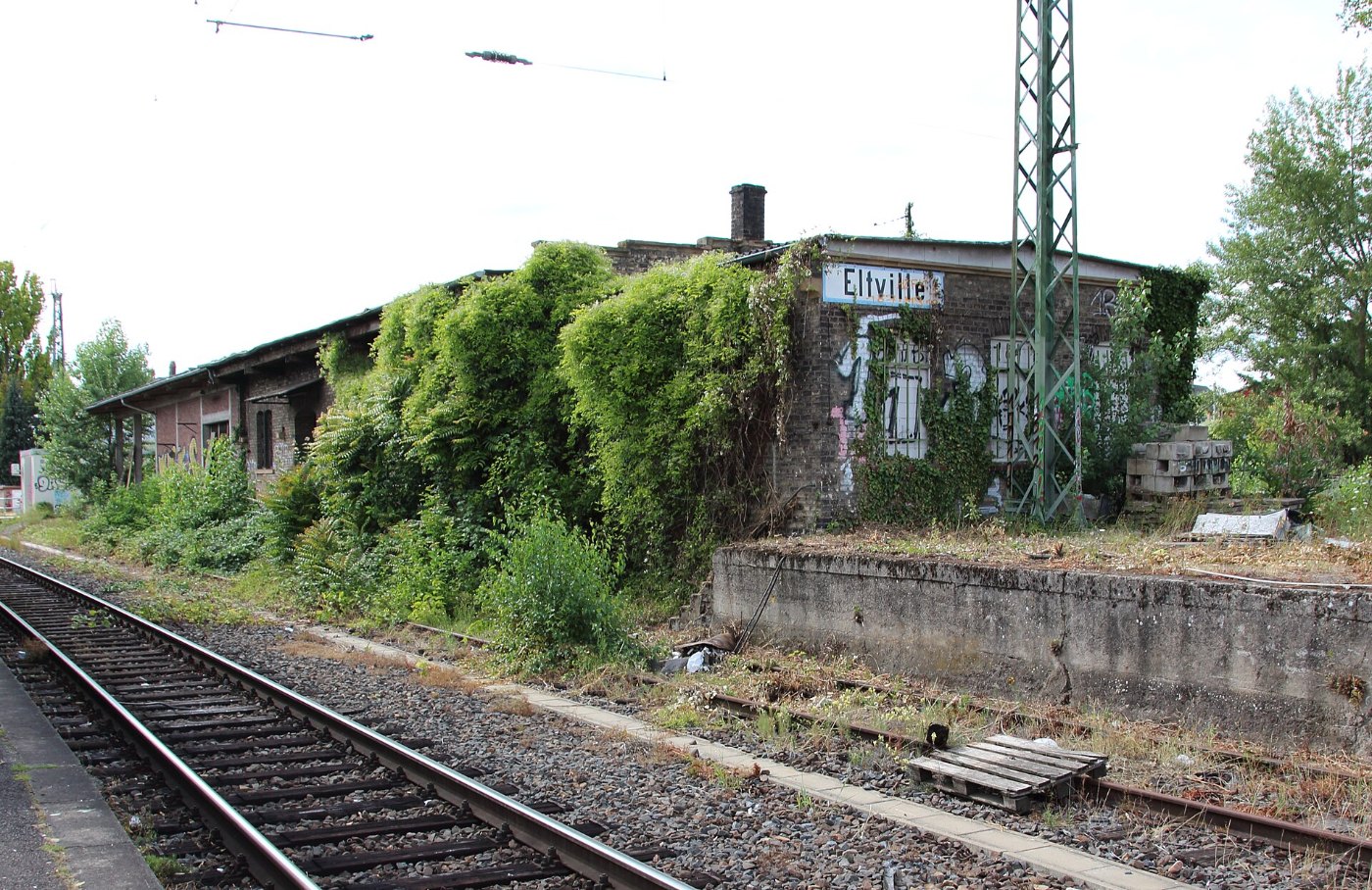 Bahnhof Eltville am Rhein Güterschuppen (01)