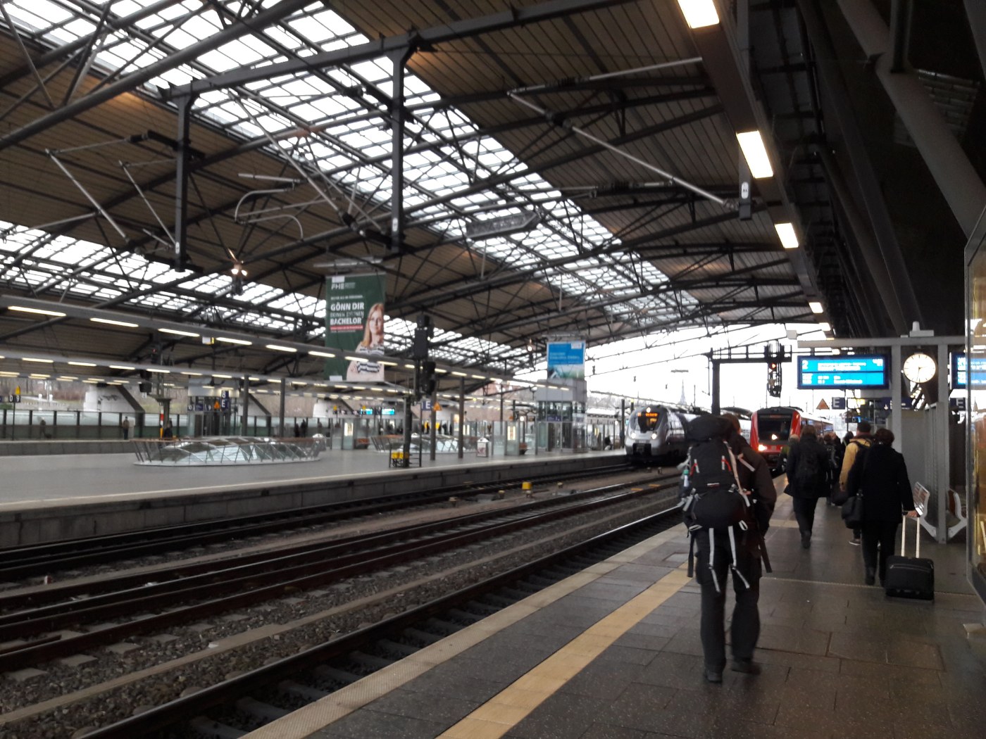 Erfurt Hauptbahnhof, Bahnsteighalle