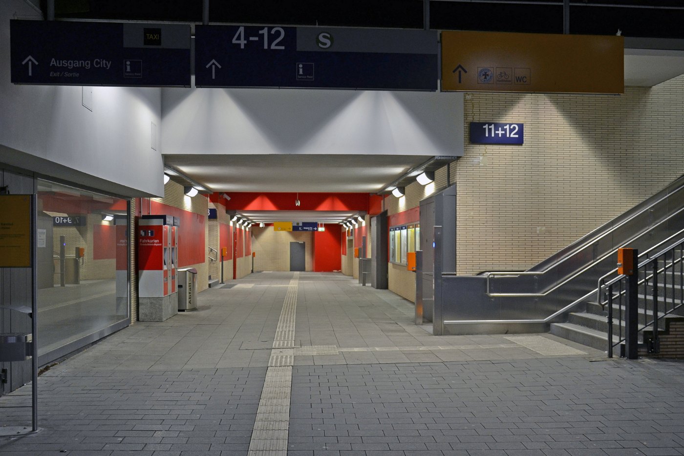Essen Hauptbahnhof, Westtunnel