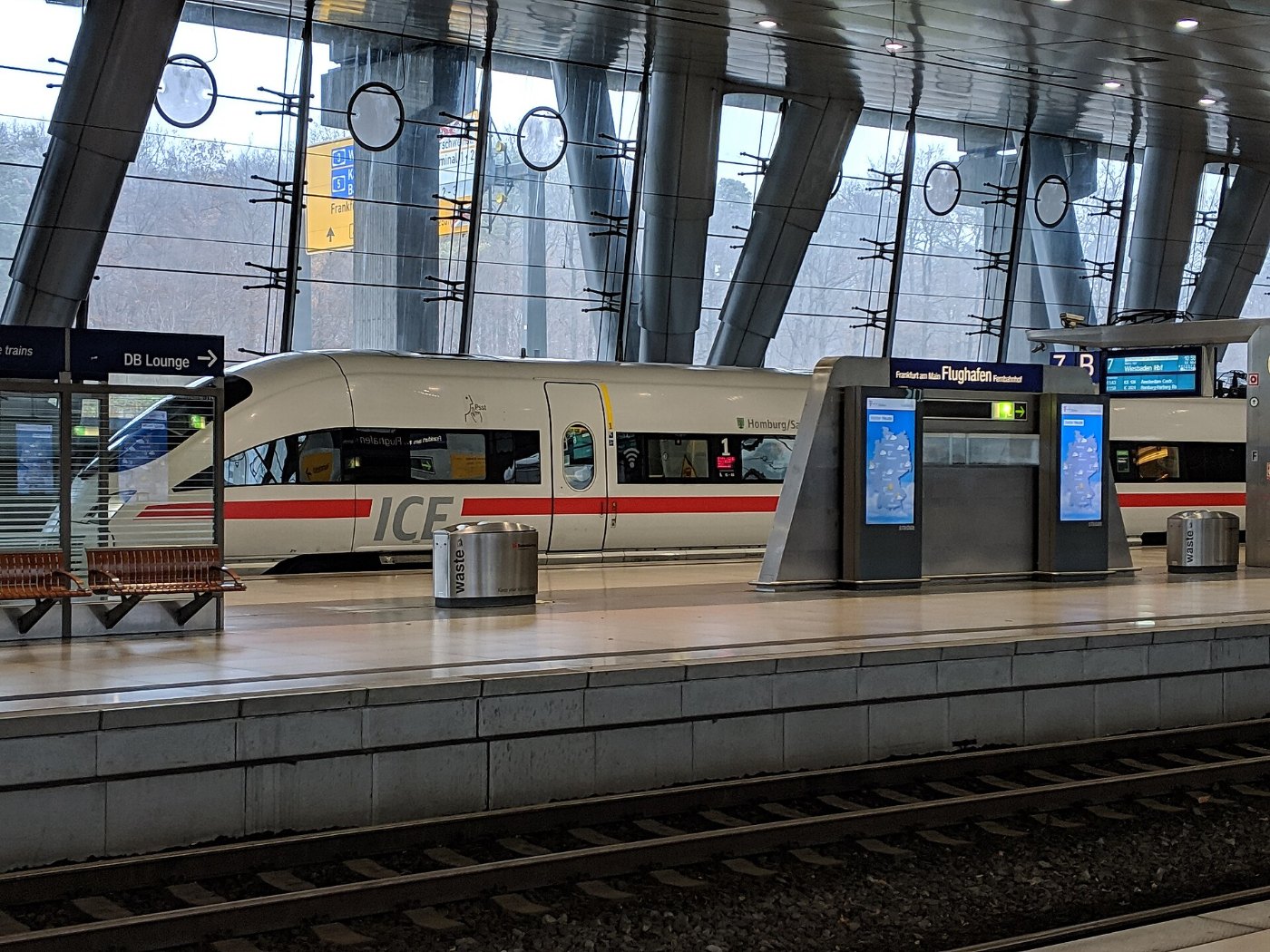 ICE Train, Frankfurt Flughafen Fernbahnhof ()