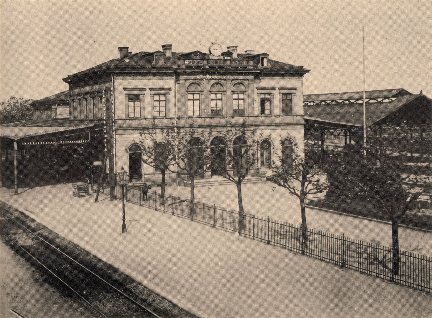 Frankfurt Höchst Bahnhof 1880