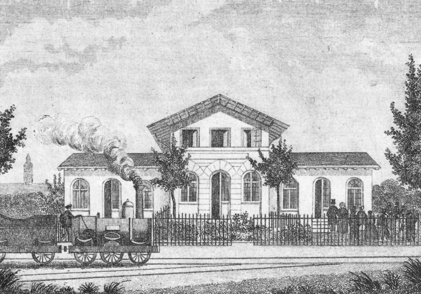 Bahnhof Höchst 1839
