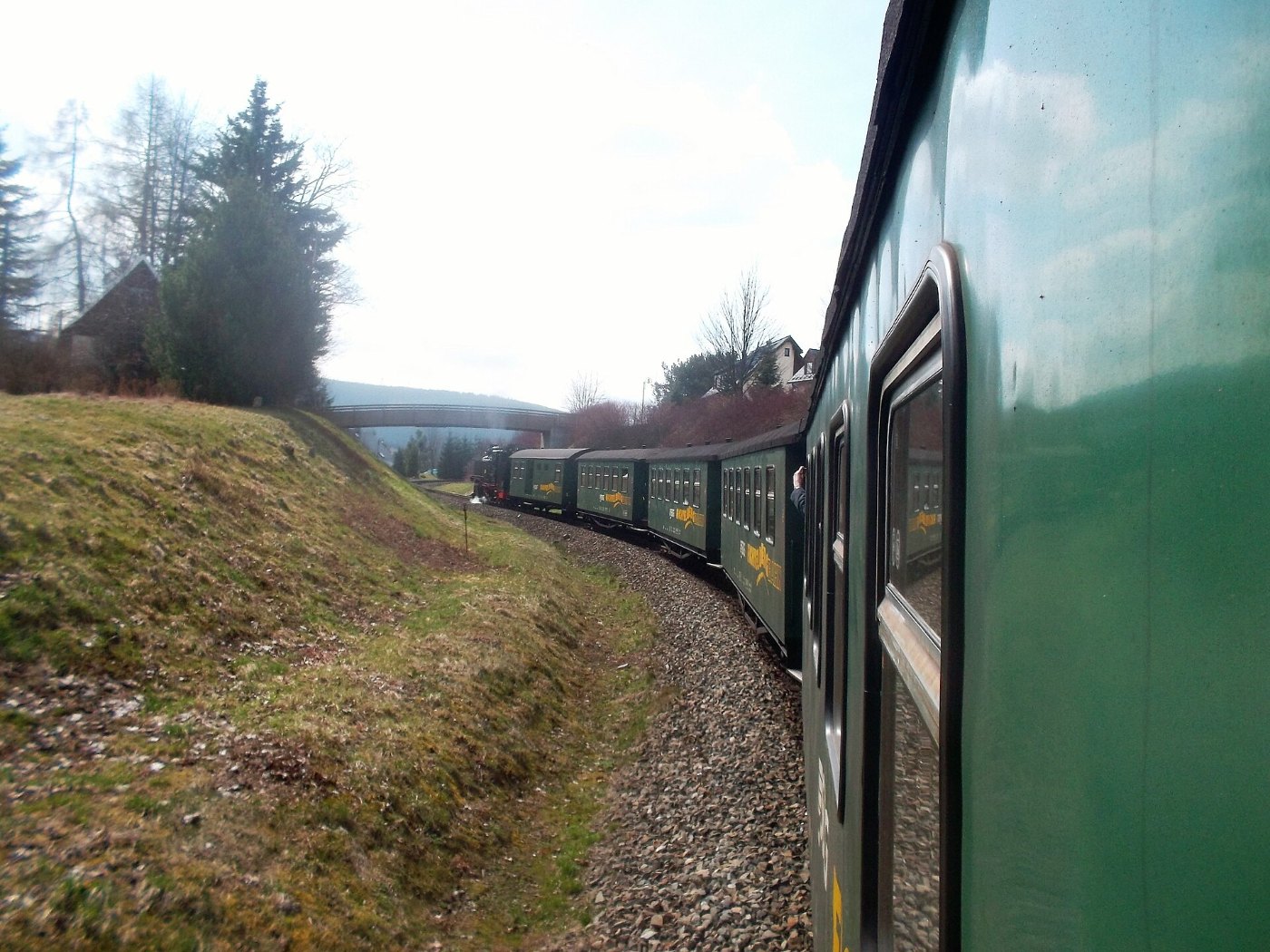 Fichtelbergbahn auf Tour am 12. April 2016 (1)