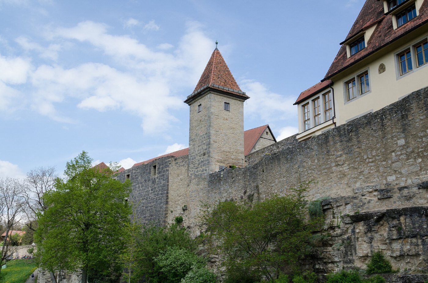 Rothenburg ob der Tauber, Stadtmauer, Bettelvogtsturm, 001