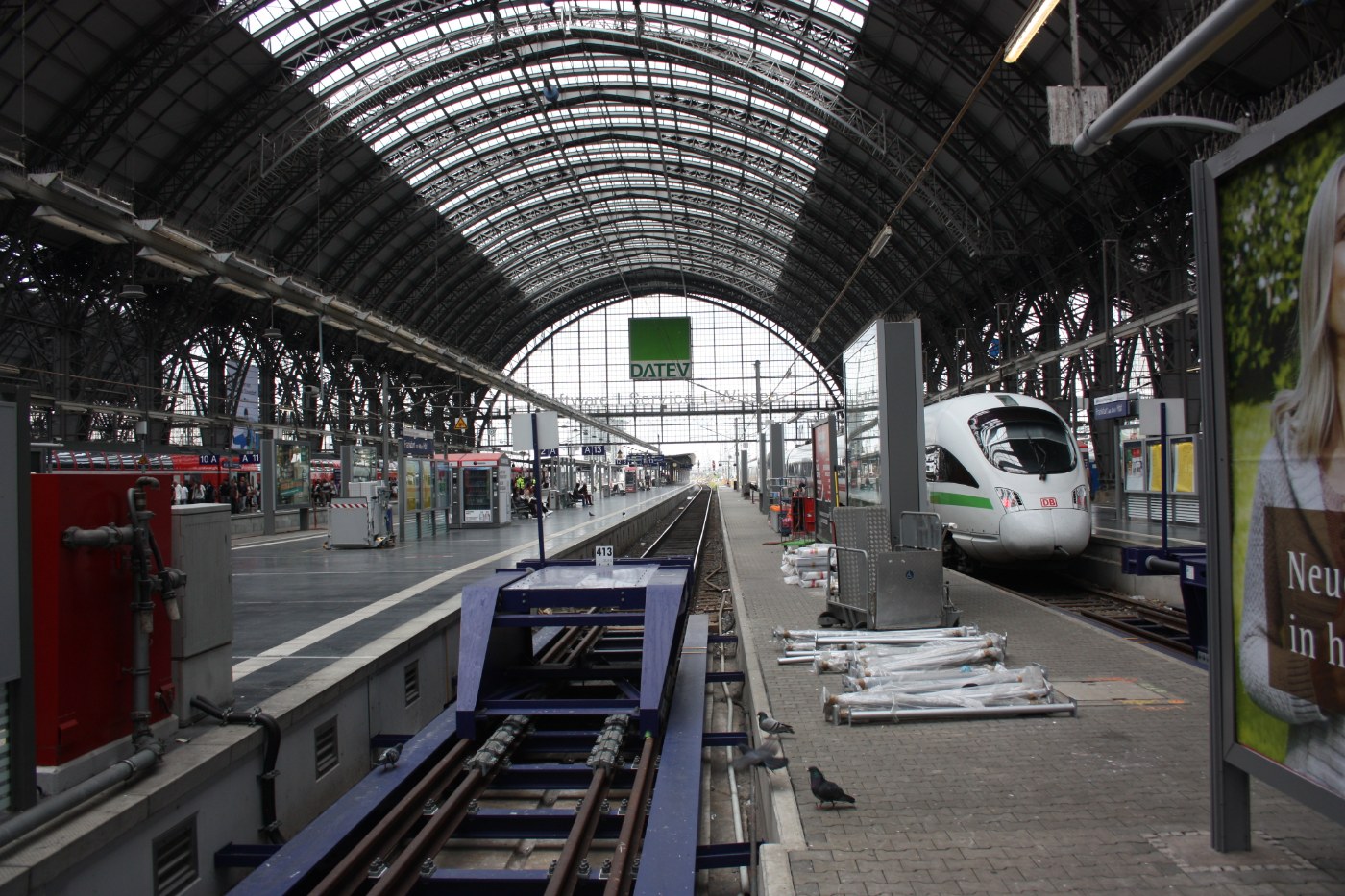 In den Hallen des Frankfurter Hauptbahnhofs