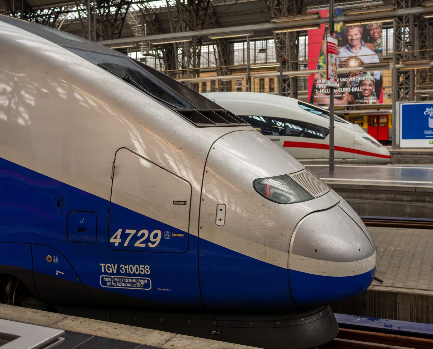 TGV im Frankfurter Hauptbahnhof